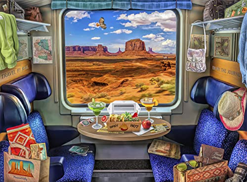 Buffalo Games - Lars Stewart - Mountain Valley Train Ride - 1000 Teile Puzzle