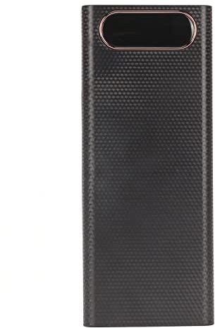 UPQRSG 8X21700 DIY Power Bank Box, Puertos de Salida USB Duales Portátiles ABS Shell Box con Pantalla LCD, Sin Soldadura 22.5W Caja de Energía Móvil de Carga Rápida