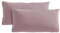 Pure Label Musselin Kissenbezug 40x80 2er Set aus 100% Baumwolle - Traumhaft weiche, kuschelige Musselin Kissenbezug-Set in Mauve