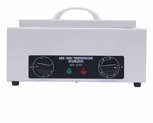 300W Heißluftsterilisator, Hochtemperatur Trockene Hitze Sterilisator Mit Abnehmbarem Edelstahlkorb Autoklav Sterilisator, für Kosmetik Nagel Fußpflege Neu Sterilisationsgerät 1.5L