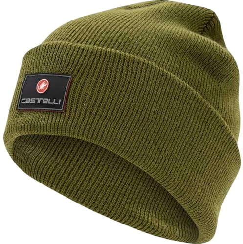 CASTELLI 4523539-592 PODIOFIRMA Beanie Hat Unisex Avocado Green Größe Uni