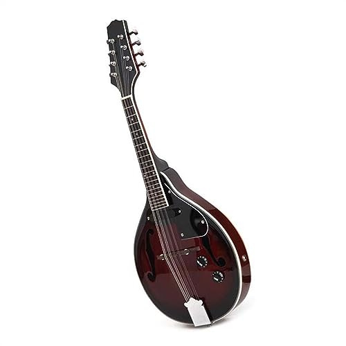 FLFL Sapele Wood 8-string Electro-acoustic Mandolin Guitar Mandolin Set for Beginner