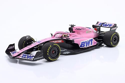 Minichamps 147220114 kompatibel mit Fernando Alonso BWT Alpine F1 Team A522 Formel 1 Bahrain GP 2022 Limitierte Edition 1:18