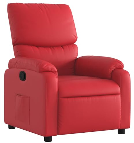 vidaXL Relaxsessel Rot Kunstleder