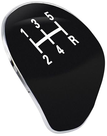 HISports Schaltknauf für Kugelschaltkappe 5-Gang Schaltknauf Kappe Abdeckung Schalthebel Kopf Abdeckung Schaltknaufkappe glatte Oberfläche Kompatibel mit Ford Fiesta Focus C-Max S-Max Galaxy Kuga