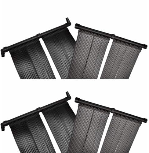 AUUIJKJF Pool & Spa Solar Pool Heater Panel 4 pcs 80x620 cm Home & Garden