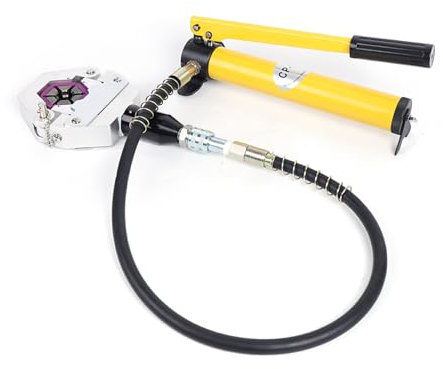 HOARLICN Pince à sertir hydraulique pour tuyau - Presse à sertir - Pour climatisation automobile - Tuyau de pression - Outil de sertissage - Outil de réparation hydraulique de voiture