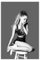 efhavce Ariana Grande Druck, Ariana Grande, Fan-Poster, Leinwand-Poster, Schlafzimmer-Dekor, Sportlandschaft, Büro, Raumdekoration, Geschenk, ungerahmt, 30 x 45 cm