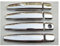 MIAOLISI Poignées Porte Extérieure pour Peugeot 307 ABS Chrome Couvercle De Poignée De Porte Accessoires De Style De Voiture Chrome Côté Porte Poignée Couverture Garniture