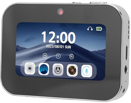 Digitalkamera, 64MP 4K 16X Zoom Touchscreen-Kamera mit Nachtsicht, 3-Objektiv-Videokamera mit Wecker, Lautsprecher, Blitz, für Multi-Kamera-Aufnahmen mit Telefonen und Computern