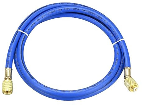 Manguera de carga de refrigerante, manguera de recarga de aire acondicionado, manguera de refrigerante portátil de CA automática, manguera de recarga ligera tricolor de alta presión, mangueras de