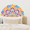 astylishome Wandtattoos & -Bilder Wandtattoo Mandala Groß Wandsticker Aufkleben Boho Blumen Wandaufkleber Wohnzimmer Schlafzimmer Flur Yoga Wanddeko 1014