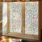 Regenbogen Folie Fenster, Fensterfolie Blickdicht Bunt Klebefolie Fenster Sichtschutz Glasfolie Selbstklebend mit Motiv Fensterfolie Buntglas Selbsthaftend Suncatcher Sticker