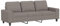 HETFTJN Sofa Klein Sofas Wohnzimmer Couch Bigsofa - 3-Sitzer-Sofa Taupe 180 cm Stoff für Schlafzimmer Sitzzimmer Büro Hotelzimmer