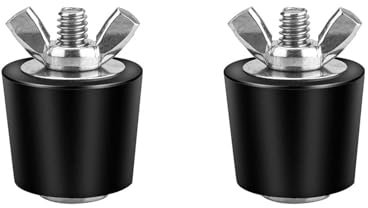 CDDCWZ Bouchon Hivernage Piscine, 2 Pièces Bouchons d'hiver en Caoutchouc Bouchon Conique D'hivernage la Corrosion, Bouchon de Retour de Piscine Durable pour Les Piscines (32 MM)