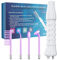 Blayram High F-requency Wand, Portable Light Therapy High F-requency Facial Skin Tightening Wand Machine, 4 Violet Glass Tubes for Acne,Wrinkle,Anti Aging,Hair （Purple）