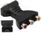 XJKLBYQ HDMI to Converter,Red White Yellow 1080P High-Definition HDMI In to AV Out CVBS Video Audio Male Female RGB Adapter for TV, Laptop, PS2, PS3, Camera, DVD, USB