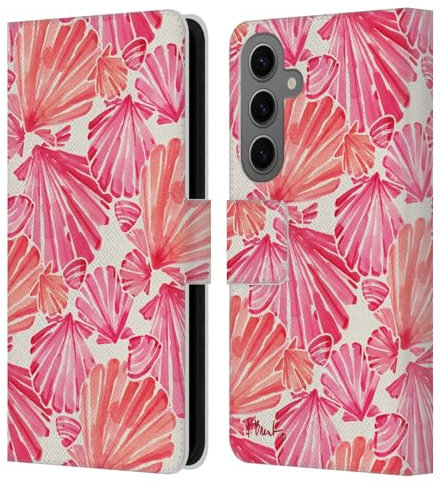 Head Case Designs sous Licence Officielle Paul Brent Coquille Saint-Jacques Côtier Étui Portefeuille en Cuir Compatible avec Samsung Galaxy S25