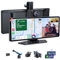 Tablet da 10,3 pollici per auto wireless CarPlay Screen con 360° girevole 4K Dash Cam Apple Car Play e Android Auto Screen con telecamera di retromarcia 1080P Navigazione GPS/Mirror Link/Controllo