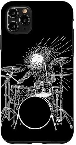 Batería Line Art Drums Carcasa para iPhone 11 Pro Max