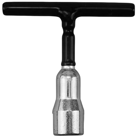 ChainYao T-Handle Wing Nut Driver, Professional Hand Tool for Wing Nuts & Eye Screws, Chrome Vanadium Steel Construction, Durable Slotted Hook Tool for Screw-in Hooks and Fasteners