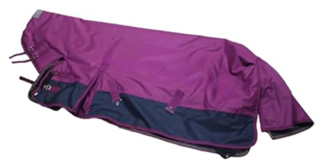 harayaa Coperta Invernale per Cavalli, Impermeabile, con copricollo, per, Rose Red L