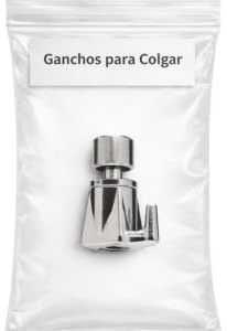 Ganci per appendere quadri senza fori - Gancio automatico 20 kg | Sistema autobloccante | Regolazione con una mano | Compatibile con nylon e cavo | Per gallerie e decorazioni professionali