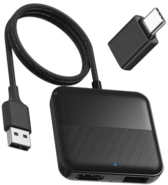 KIXZSAZ ABS Car TV Mate Car TV Converter -Compatible Multimedia Adapter For Cars With Wired Play Converter For Sticks