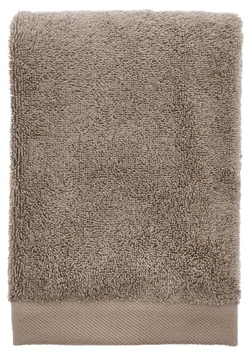 Södahl Comfort Organic Handtuch aus 100% Bio-Baumwollfrottee, 50 x 100 cm, Taupe