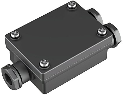 ledscom.de 2-fach Kabelverbinder für außen, IP68, Muffe für 6-8mm Kabel-Durchmesser