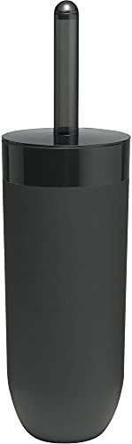 Sealskin 361770519 WC-Bürstengarnitur Bloom Badaccessoire, ABS/Plastik, schwarz, 10,5 x 10,5 x 36 cm