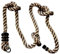 Loggyland Kletterseil Ø 26mm, Schwarz, PE-Material, 1,50 m lang, für Outdoor und Klettern