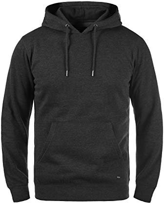 !Solid Bert - Sweater à Capuche - Homme, Taille:L, Couleur:Dark Grey Melange (8288)