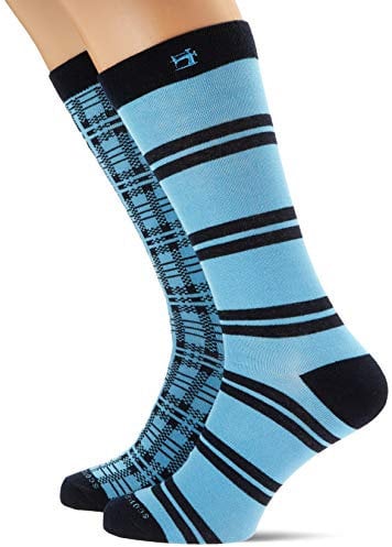 Scotch & Soda Men's Classic Socks With Easy Patterns Calf, Multicolour (Combo C 0219), 9/11/2018 (size: 43/46)