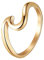 Flongo Damenring Frauen Ringe Ring BFF Midi-Ringe, Blogger Fingerknöchel Stapeln Ringe Gold Rosegold mit Welle Design