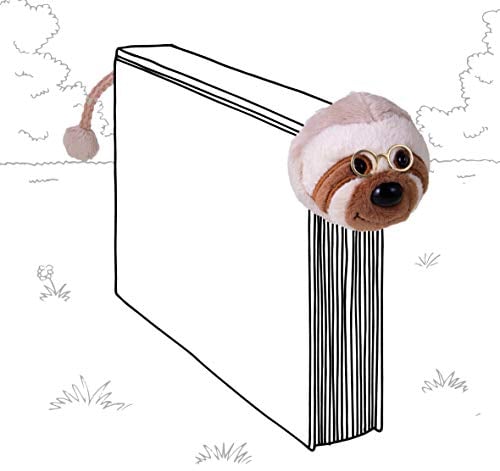 IF Book-Tails Lesezeichen - Faultier: Braun, Polyester Metall, 1 Stück, Buchmarken, Bücher/Zubehör