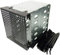 5-Bay 3.5inch SATA Hard Disk HDD Internal Enclosure Case in 3x 5.25inch Drive Bay Chassis Cages Designed with 12cm Fan Bay Space