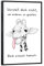 artboxONE Poster mit schwarzem Rahmen 45x30 cm Typografie Bleib komisch - Bild Zunge gefallen Giraffe