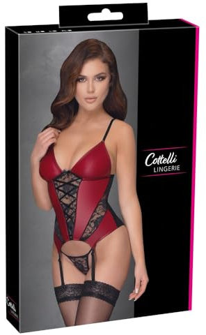 Cottelli LINGERIE Strapshemd-26328023041 Strapshemd Rot L