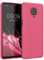 kwmobile Hülle kompatibel mit Xiaomi Redmi Note 9S / 9 Pro / 9 Pro Max Hülle - weiches TPU Silikon Case - Cover geeignet für kabelloses Laden - Awesome Pink