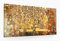 ShopArt – Tableau effet coups de pinceau à relief – Gustav Klimt l'Arbre de Vie – Impression Fine Art sur toile haute définition prêt à accrocher (50 x 100 cm)