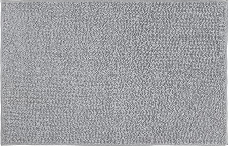 Kleine Wolke Badteppich Chrissy, Farbe: Silbergrau, Material: 100% Baumwolle, Größe: 60x100 cm