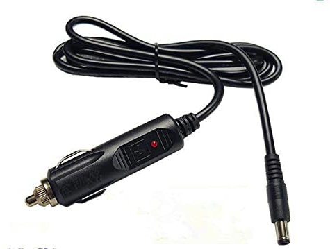 SHANFEILU DC 5,5 mm x 2,1 mm maschio a 12 V 24 V accendisigari maschio 18 AWG cavo adattatore di alimentazione per auto camion bus 4,9 m