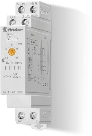 Finder 141182300300 Rele Luce Scale Modulare