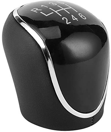 Ejoyous Schaltknauf, Manuell 6 Gang Auto Schalthebel Schaltkopf Umschaltknopf Handball Hebelzubehör mit Griff aus PU-Leder für C- Focus Galaxy Grand