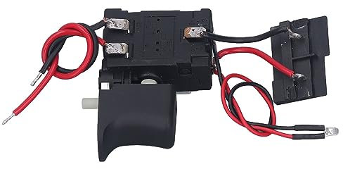Interruptor de Gatillos Para Taladro Eléctrico Interruptor de Gatillo de Taladro Inalámbrico Interruptor de Gatillo de Llave con Luz Pequeña para Herramientas Eléctricas