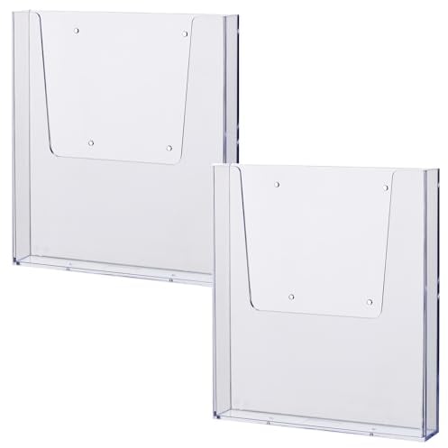 helit H2350202-2 - Prospekthalter Wand the help wall DIN A4, 2 Stück, transparent