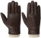 Stetson Conductive Sheepskin Lederhandschuhe - Einfarbige Handschuhe mit Kontrastschaft - Elegante Fingerhandschuhe mit Touchscreen-Funktion - Herren - Herbst/Winter dunkelbraun 9 HS