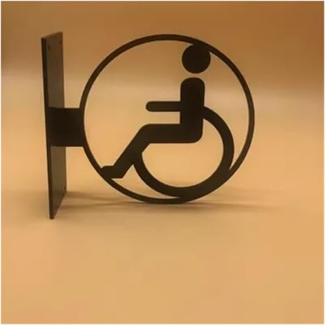 Toilette Beschilderung Toiletten-Schild, Herren- und Damen-Badezimmer-Beschilderung, Hotel-WC-Toiletten-Beschilderung, seitlich angebrachte Toiletten-Erinnerung, öffentliche Toiletten-Beschilderung Oi