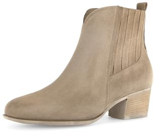 Gabor Damen Chelsea Boots, Frauen Stiefeletten,Moderate Mehrweite (G),uebergangsstiefel,Schlupfstiefel,hoch,Bootee,Farro (Micro),43 EU / 9 UK